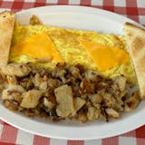 Two Egg Whites with Cheese Omelette Breakfast